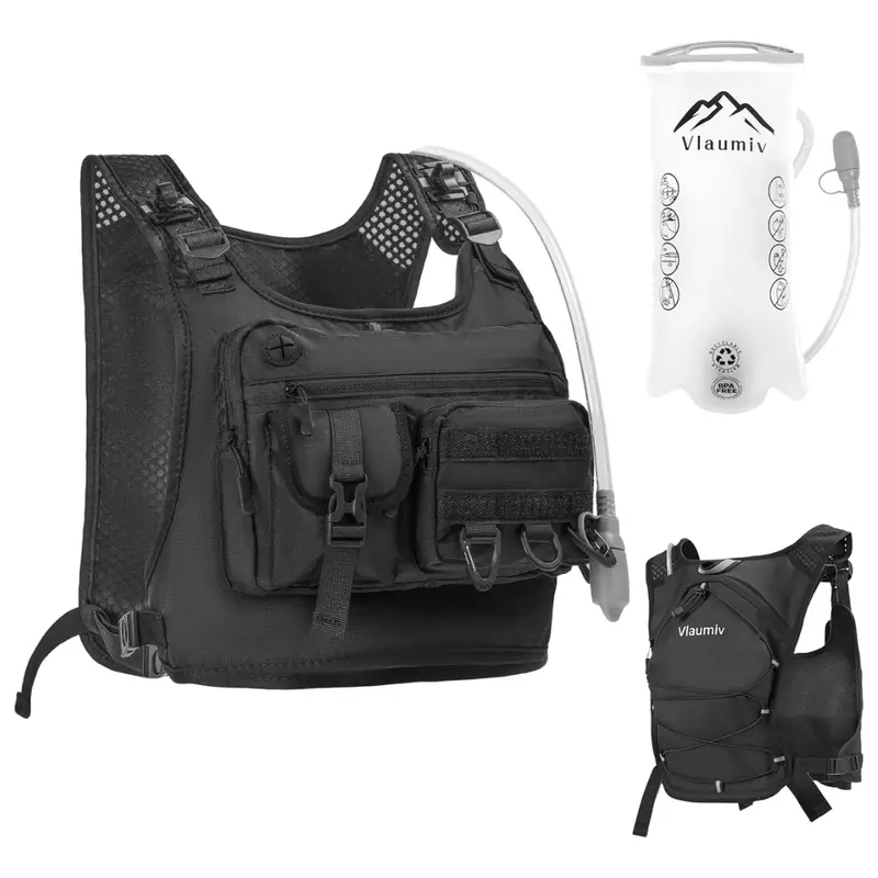 Vlaumiv Running Vest With 2L Water Bladder 1