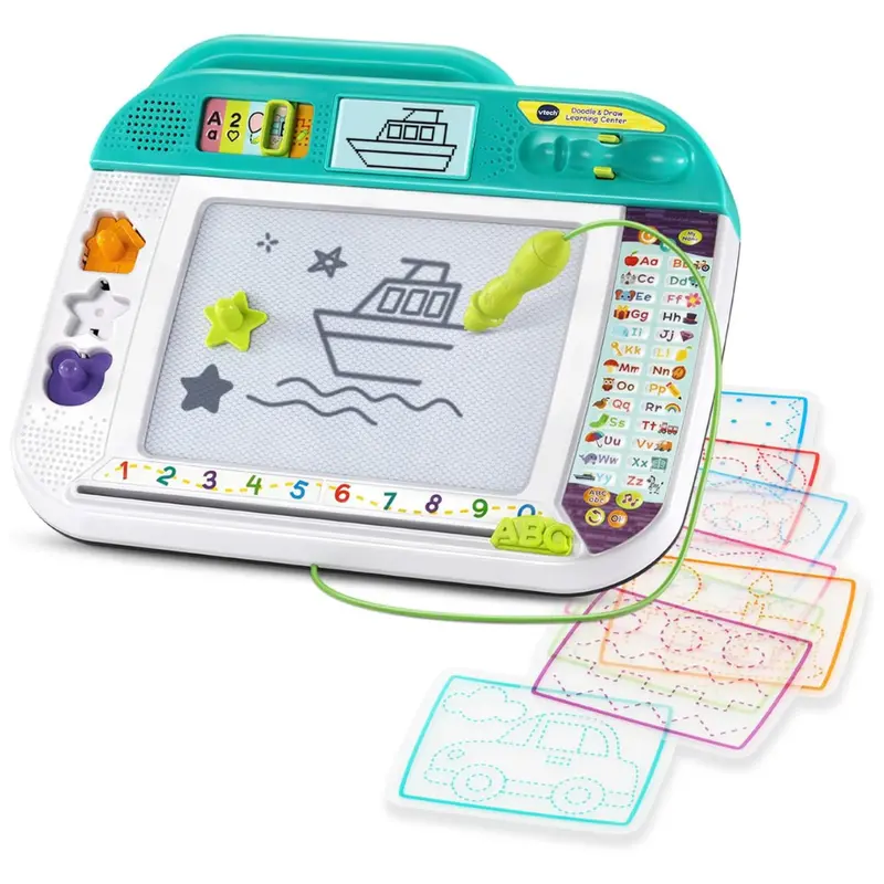 Vtech Doodle And Draw Learning Center With Stencils And Stamps 1