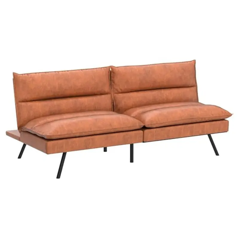 Vyfipt Futon Sofa Bed/Couch,3" Memory Foam Small Splitback Sofa Bed 1