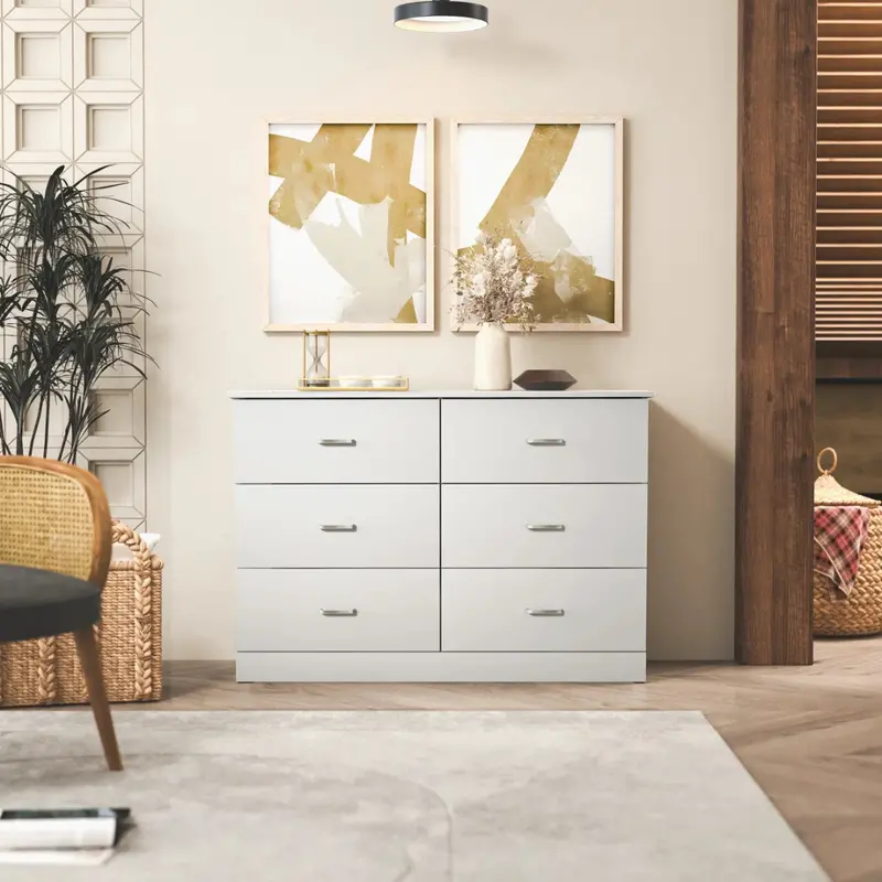 Wade Logan Allyannah 6 Drawer 47.2'' W Dresser 1