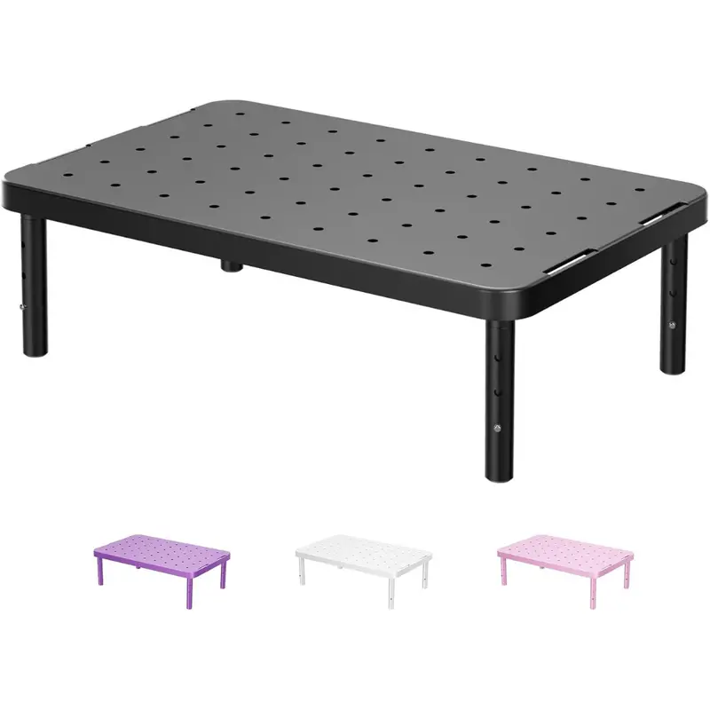 Wali 3 Height Adjustable Laptop/Computer Monitor Stand For Desk 1