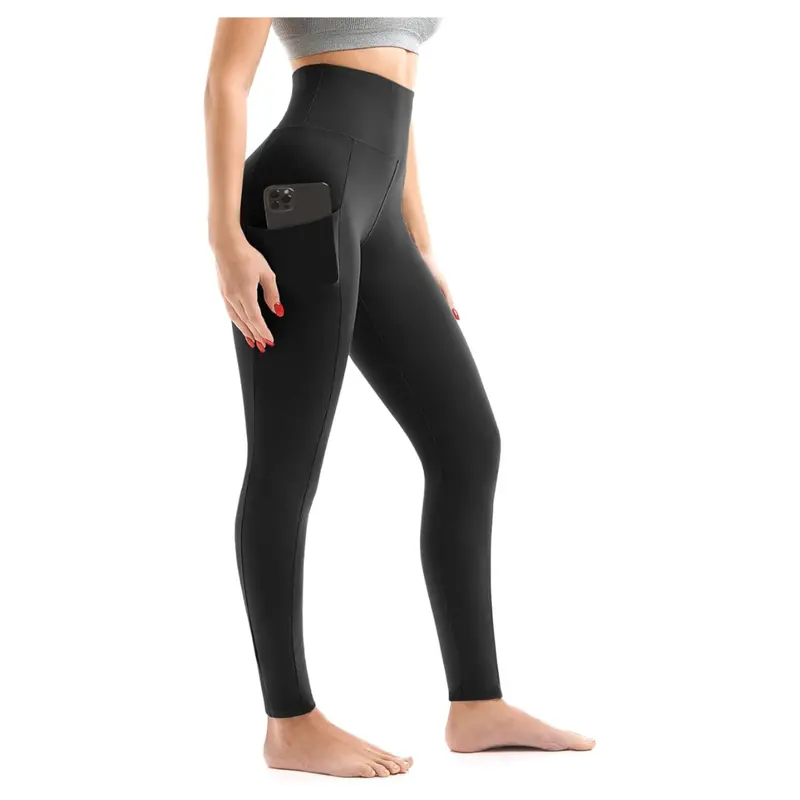 Walifrey Women's High Waisted Full Length Leggings With Pockets 1