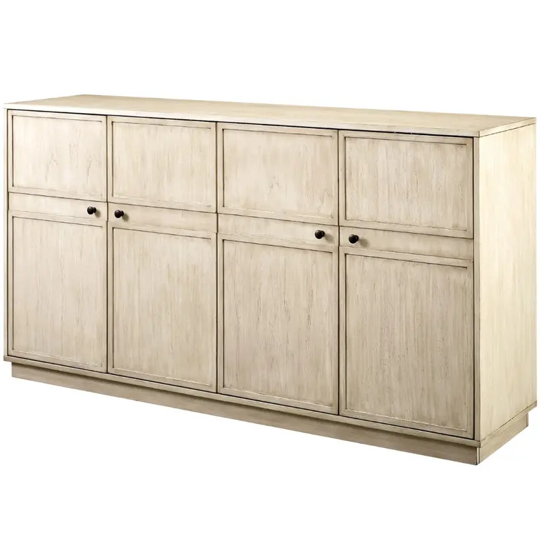 Walker Edison Classic 4 Door Closed Storage Buffet 1