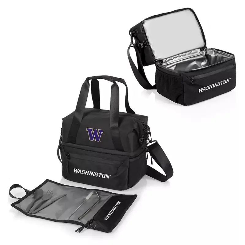 Washington Huskies Tarana Lunch Bag Cooler With Utensils 1