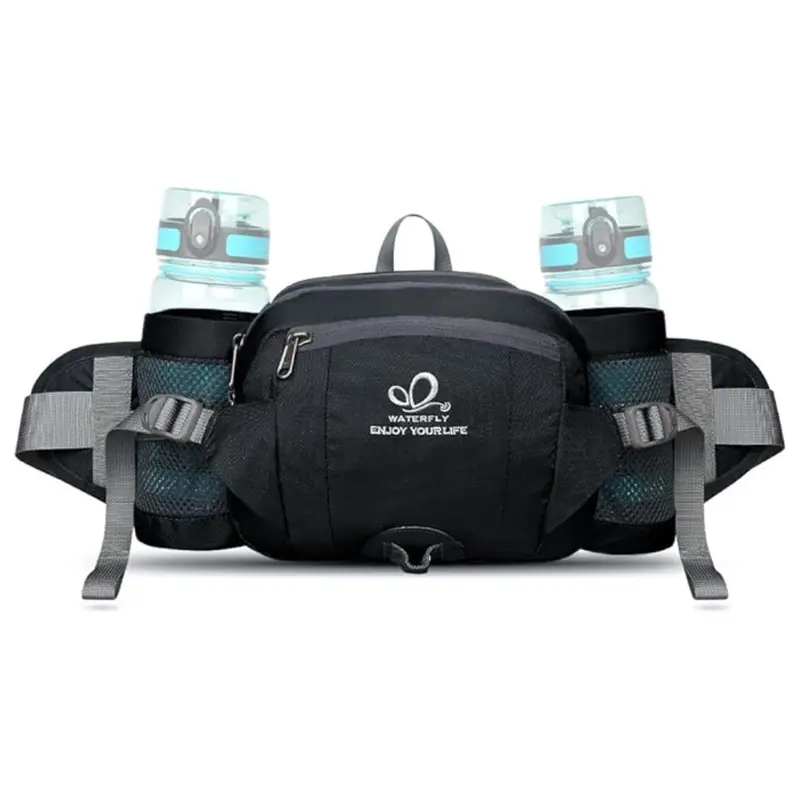Waterfly 2 Water Bottle Holders Lumbar Belt Hiking Waist Bag (Various) 1