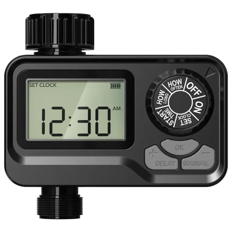 Waterproof Programmable Sprinkler Timer With Rain Delay 1