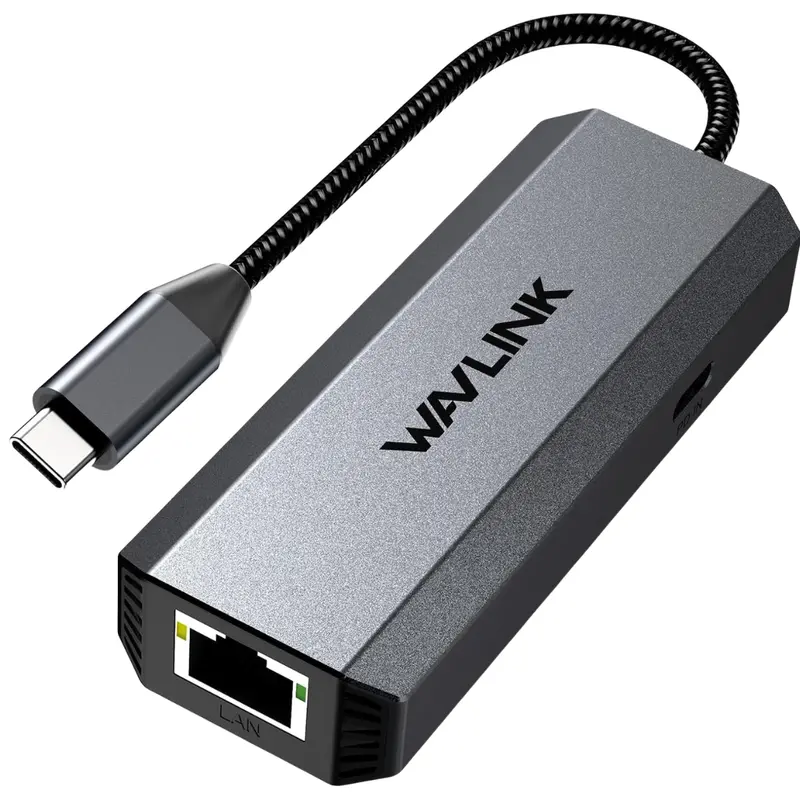 Wavlink Usb To 2.5G Ethernet Adapter With 95W Power 1