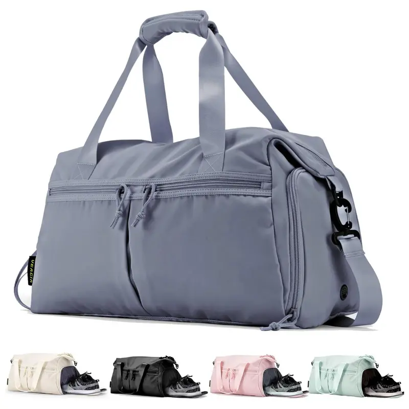 Weekender Duffel Bag With Shoe Compartment 1