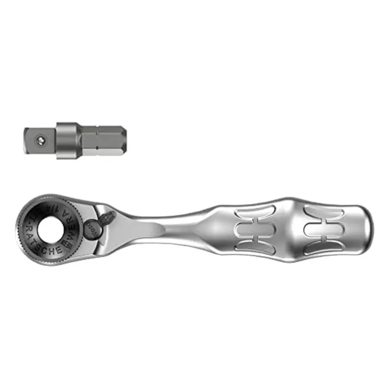 Wera 1/4" Square Drive Bit Ratchet With 60 Teeth 1
