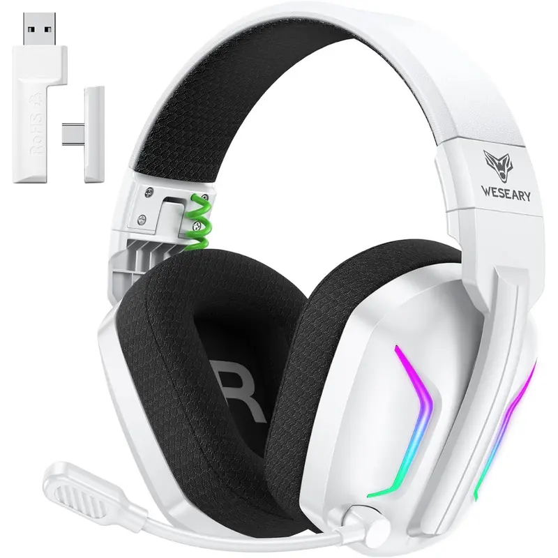 Weseary Wireless Gaming Headset With Mic (2 Colors) 1