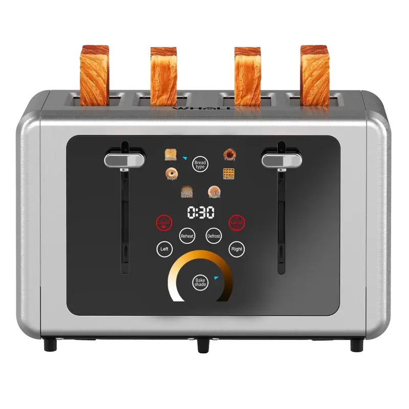 Whallultra 4 Slice Touchscreen Stainless Steel Toaster 1