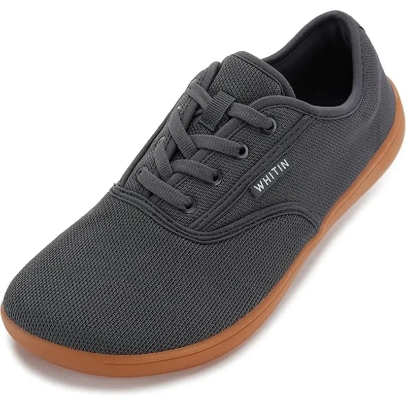 Whitin Men's Extra Wide Knit Barefoot Shoes 1