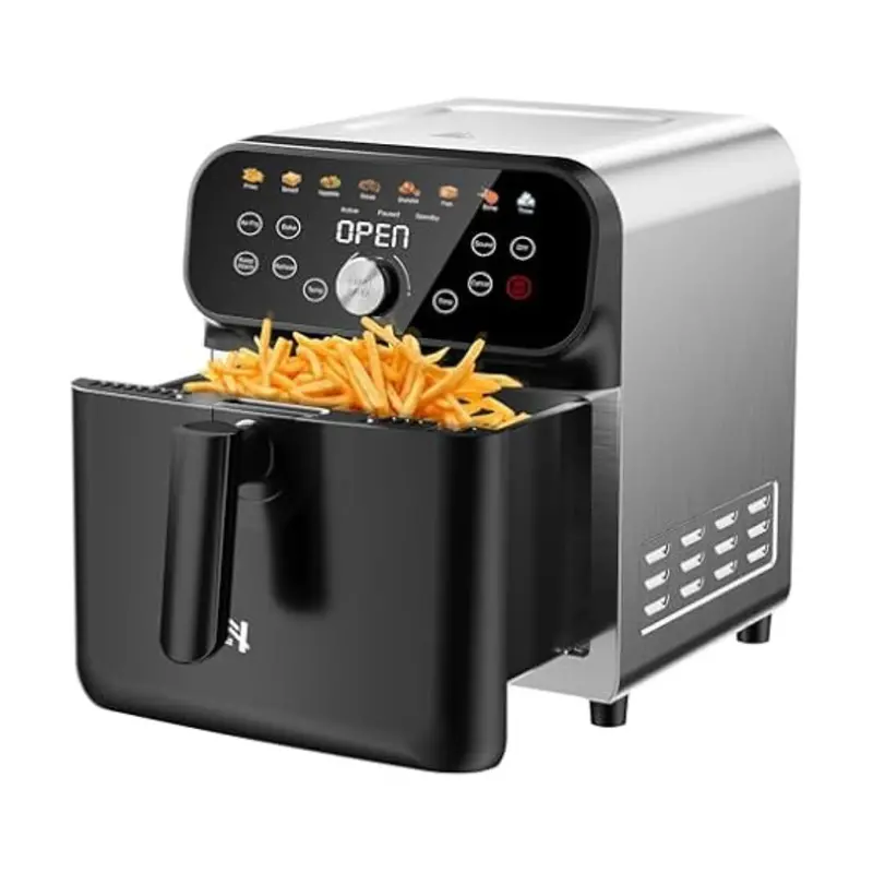 Whuto 12 Preset Cooking Functions 6.2-Qt Air Fryer Oven 1