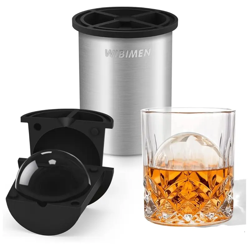 Wibimen 2.5" Stainless Steel Clear Ice Maker 1
