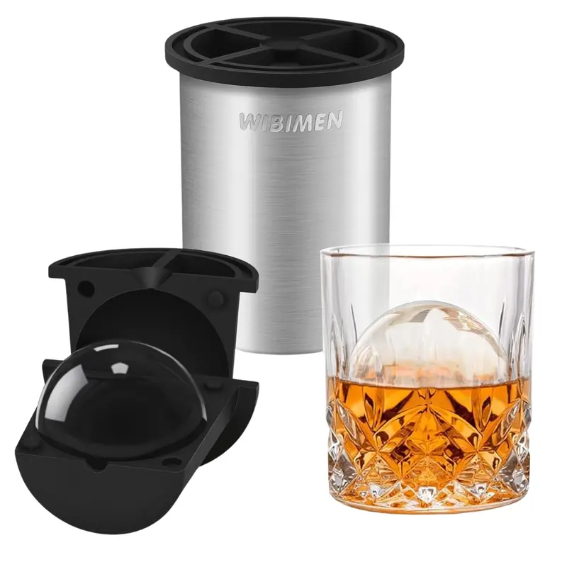 Wibimen 2.5" Stainless Steel Clear Ice Maker 1