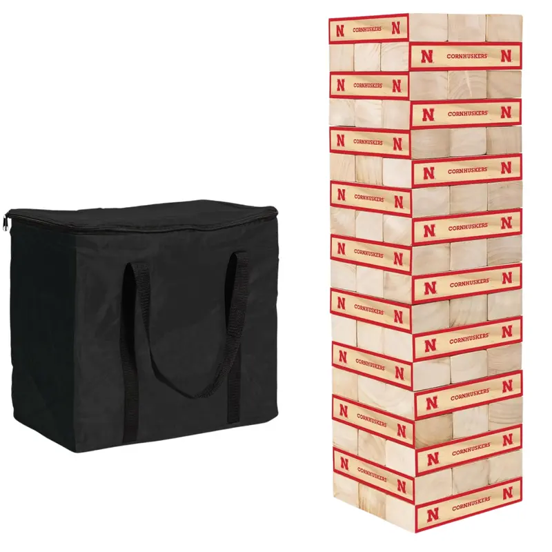 Wild Sports Ncaa Giant Stacking Wooden Blocks 1
