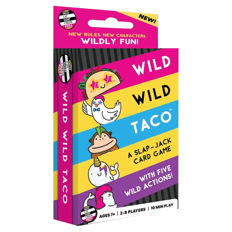 Wild, Wild Taco – By Taco Cat Goat Cheese Pizza – Hilarious, Fast-Paced Slap-Jack Card Game 1