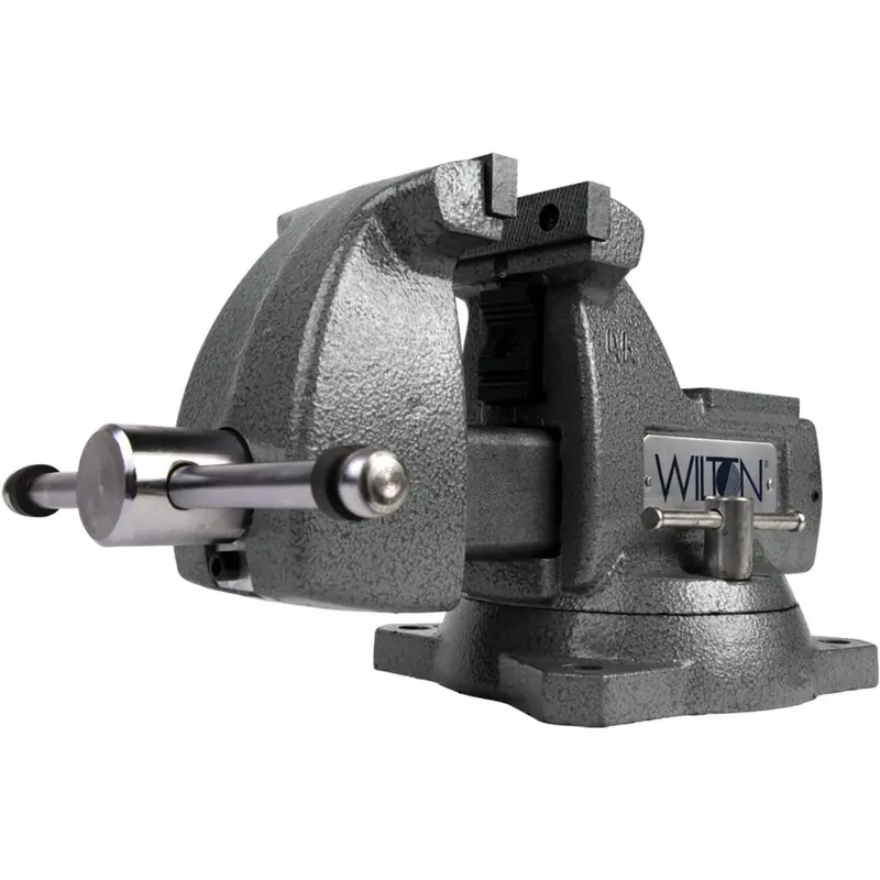 Wilton Mechanics Bench Vise, 4" Jaw Width, 4-1/2" Jaw Opening, 3-7/16" Throat 1