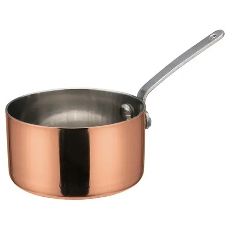 Winco Mini Copper Sauce Pan 1