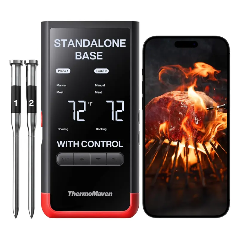 Wireless Digital Food Thermometer With Smart Display Base 1