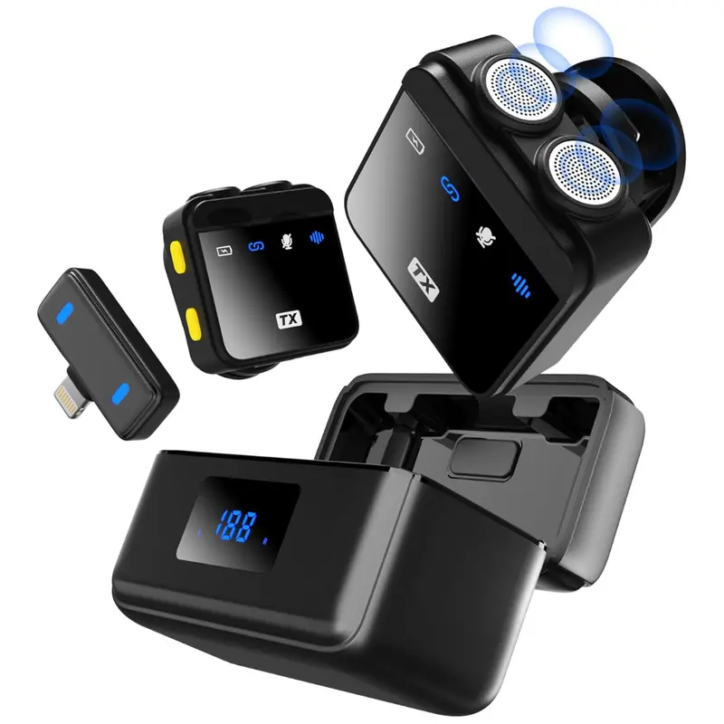 Wireless Lavalier Microphone With Mini Lapel Mic 1