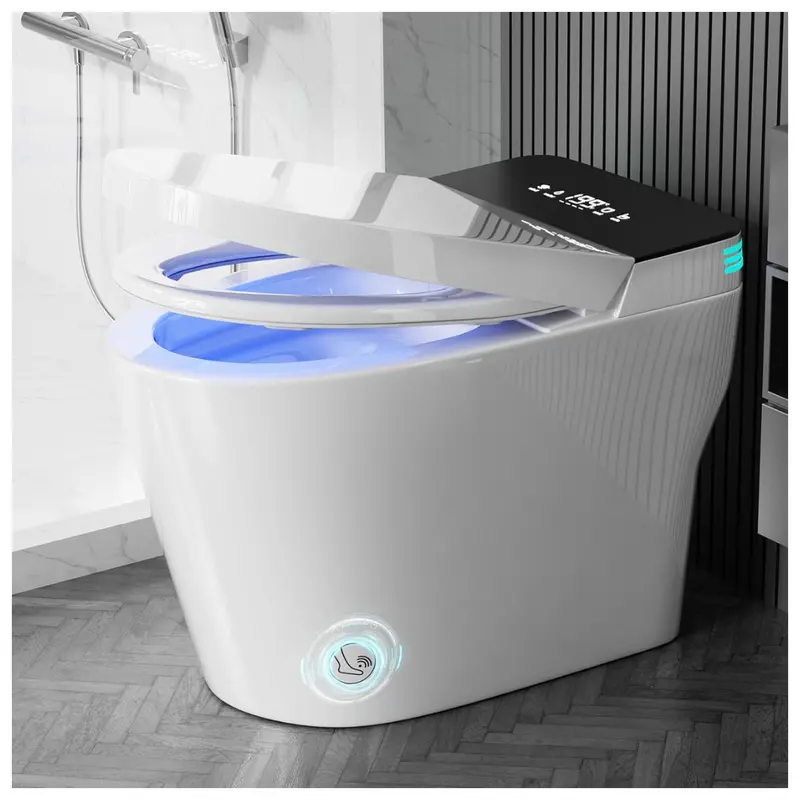 Witmya Smart One Piece Bidet Toilet With Foot Sensor 1