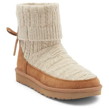 Women's Cable Knit Bootie 1
