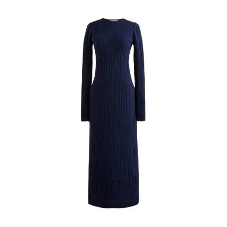 Women's Cable Knit Sweater Dress 1