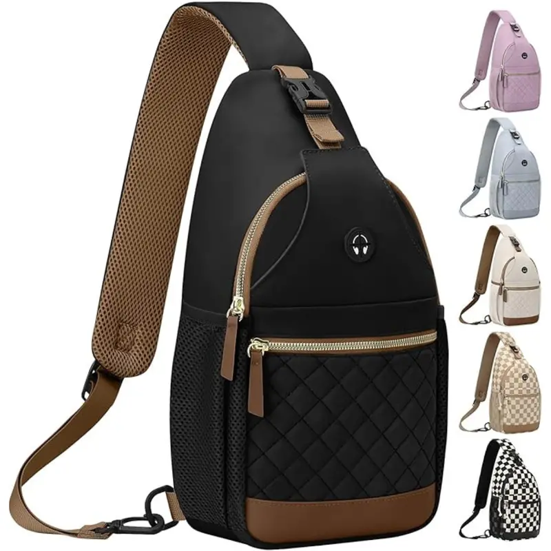 Women's Casual Chest Sling Backpack 1