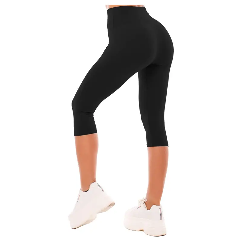 Women's High-Waisted Buttery Soft Capri Leggings 1