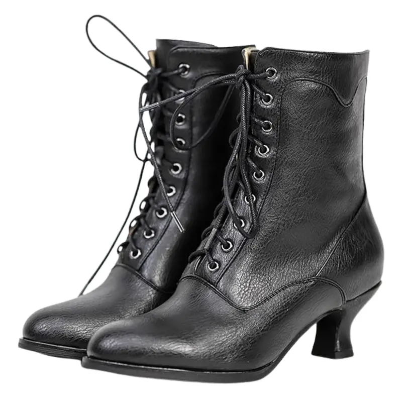 Women's Mid Calf Ankle Victorian Boots (Various) 1