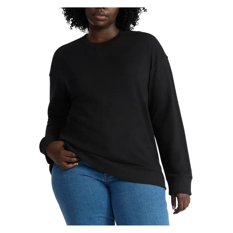 Women's Plus Size Casual Crewneck Sweatshirt 1
