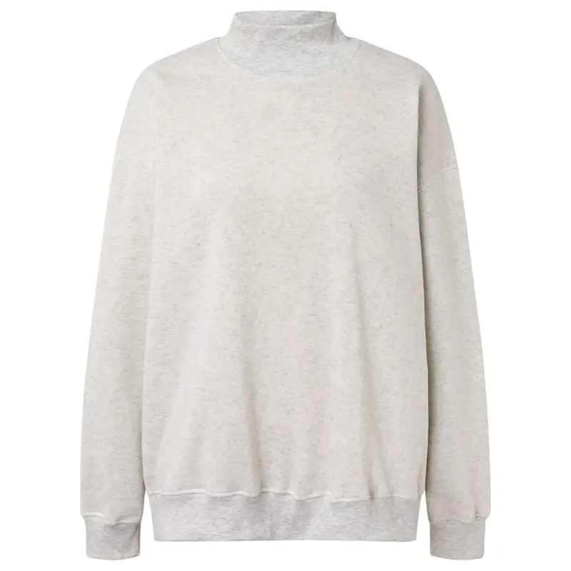 Women's Pullover Long Sleeve Mock Neck Sweatshirt 1