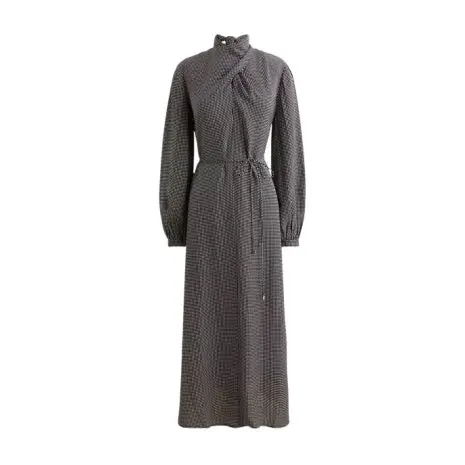 Women's Scarf Neck Dress 1
