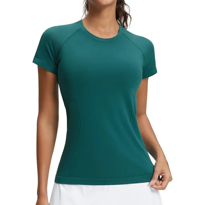 Women's Seamless Workout T-Shirts (Various Colors) 1