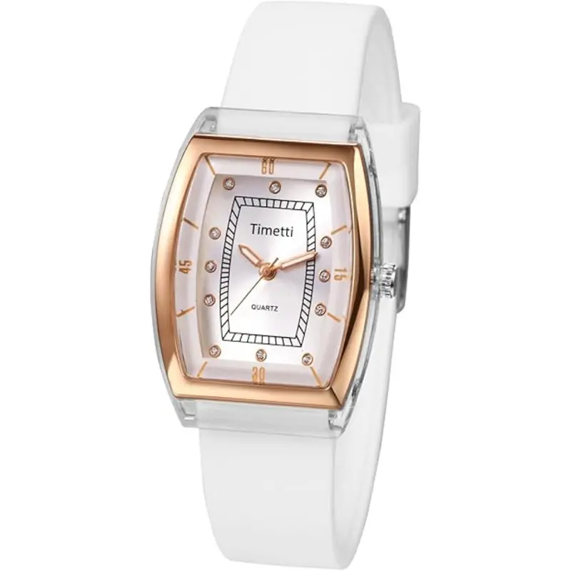 Women's Soft Band Silicone Analog Quartz Wrist Watches 1