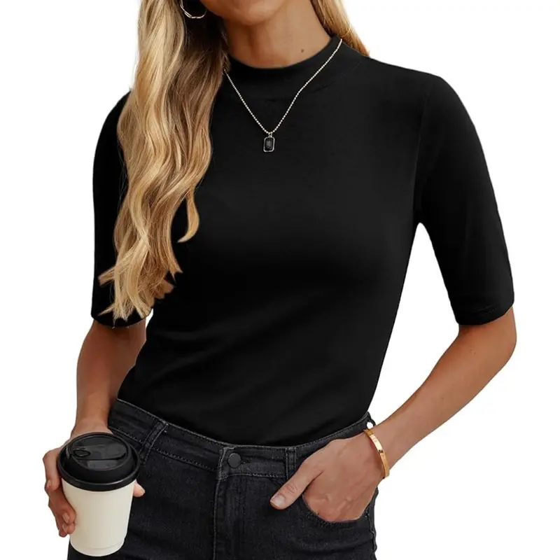 Women's Summer Short Sleeve Pullover Tops 1