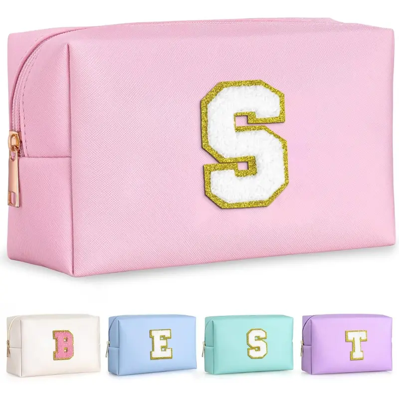 Women's Travel Pink Cosmetic Pouch 1