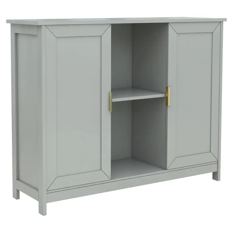 Wooden Kitchen Pantry Cabinet With Doors 1