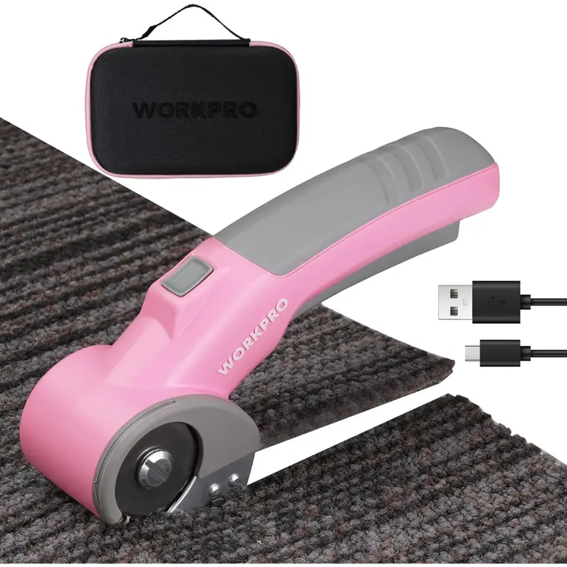 Workpro Cordless Electric Scissors, 4V Rotary Cutter 1