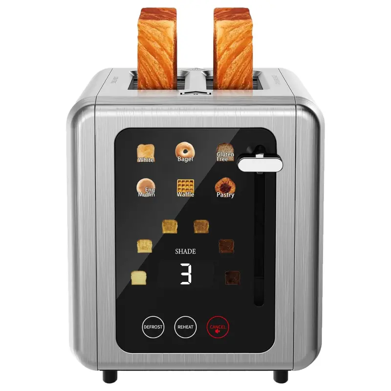 Wunly 2 Slice 5 Functions & Digital Countdown Toasters 1
