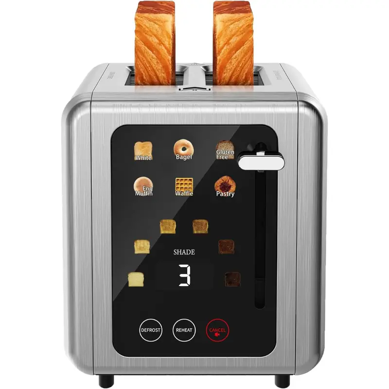 Wunly 2 Slice 5 Functions & Digital Countdown Toasters 1