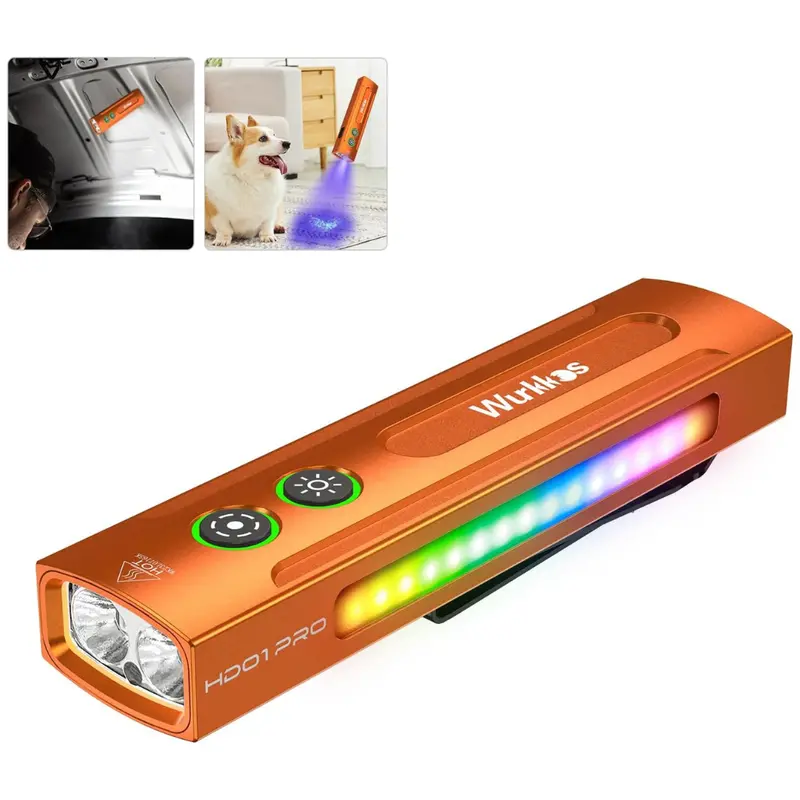 Wurkkos 1200 Lumens 6-In-1 Magnetic Flashlight 1