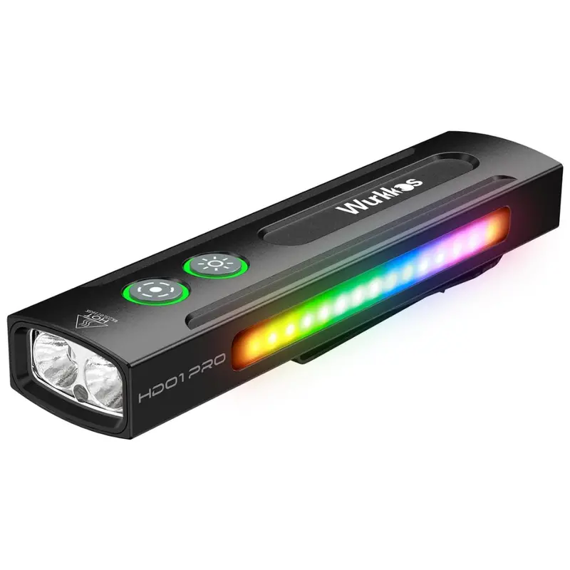 Wurkkos 1200-Lumens Magnetic Flashlight W/ White/Green/Uv Light 1