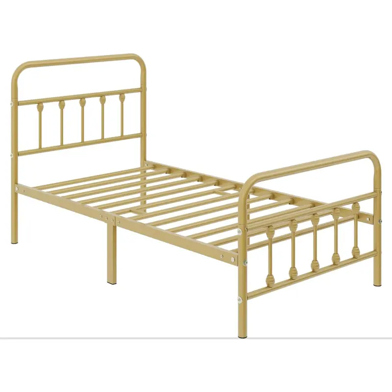 Yaheetech Twin Size Metal Platform Bed Frame (3 Colors) 1