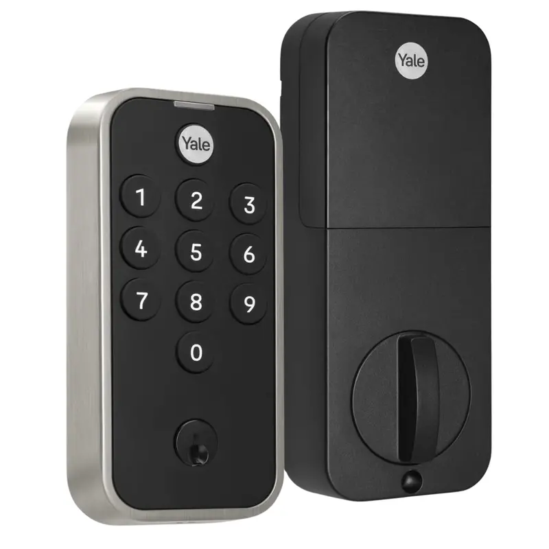 Yale Satin Nickel Code Keypad Deadbolt Front Door Lock 1