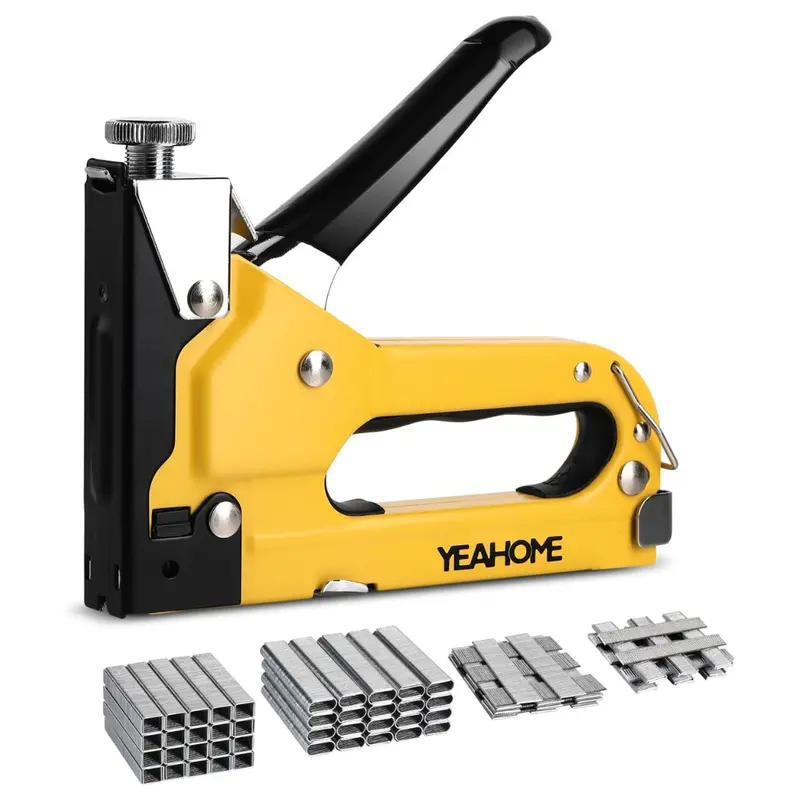 Yeahome Upholstery Gun Heavy Duty 4-In-1 Stapler 1
