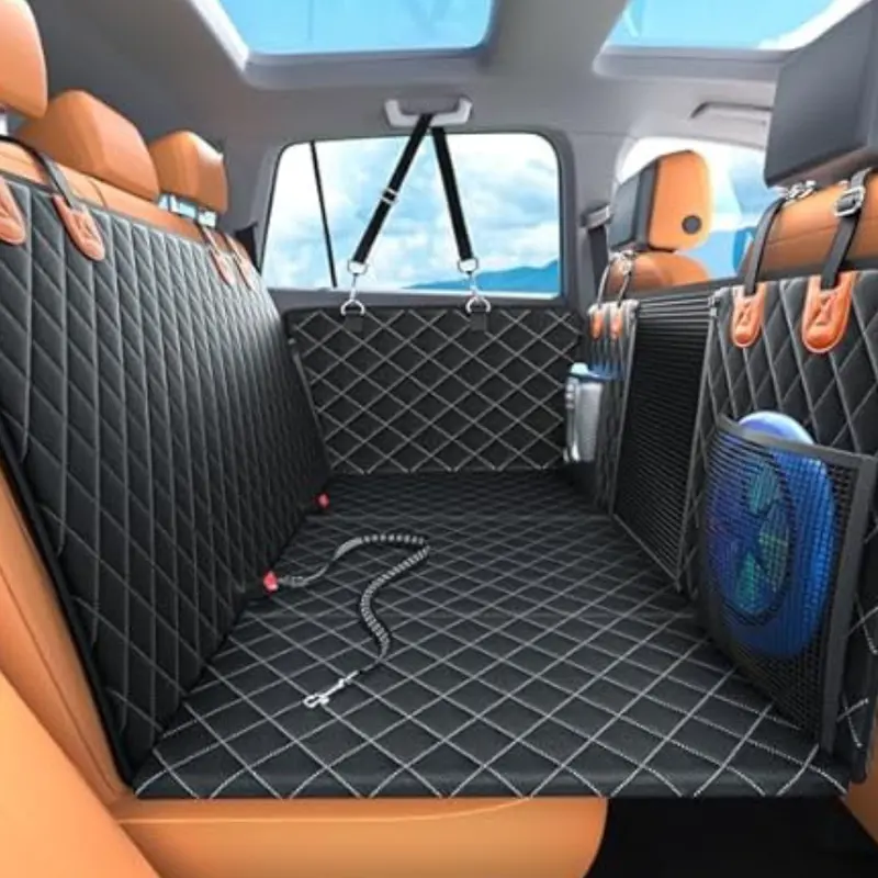 Ylku 100% Waterproof Scratch Resistant Rear Dog Car Seat Cover 1