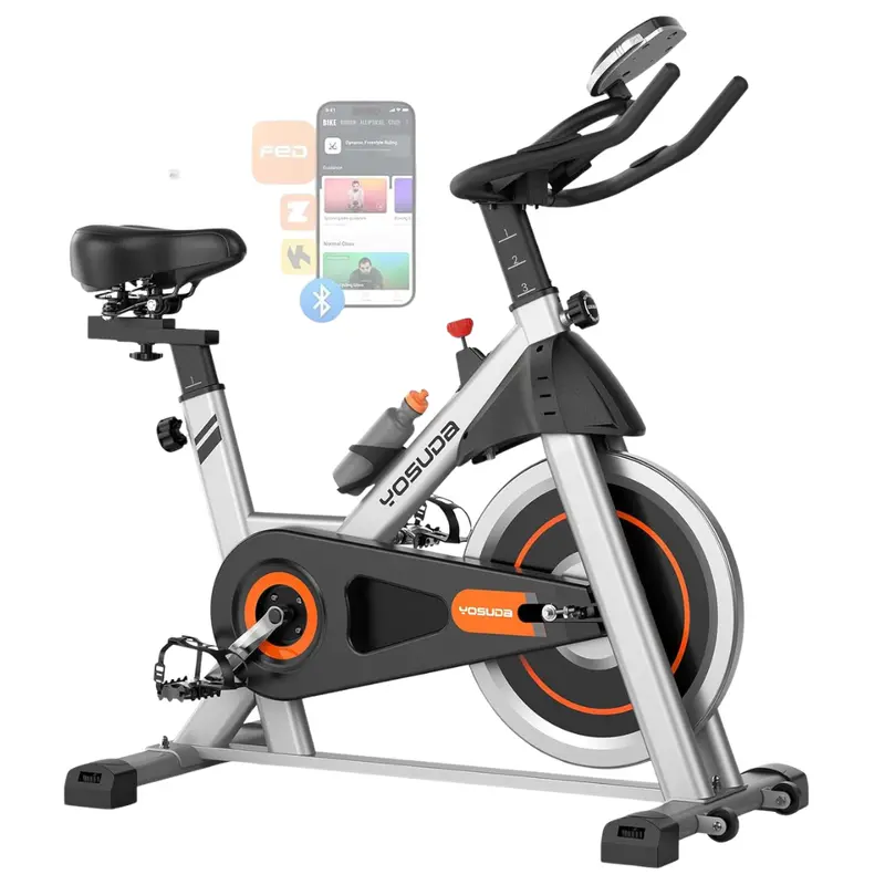 Yosuda Indoor Cycling Stationary Bike With Ipad Mount & Seat Cushion 1