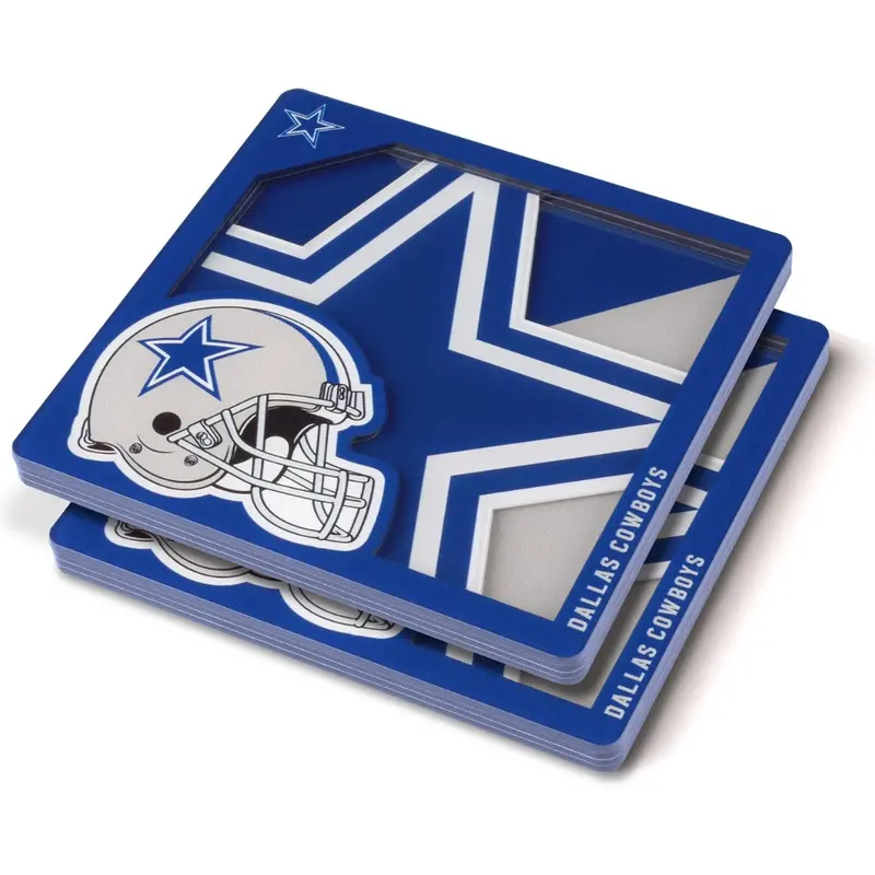 Youthefan Nfl Dallas Cowboys 3D Logo Series Coasters 1